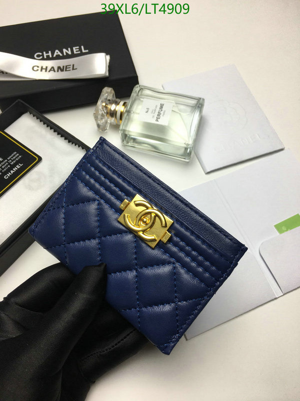 Chanel Bags ( 4A )-Wallet-,Code: LT4909,$: 39USD