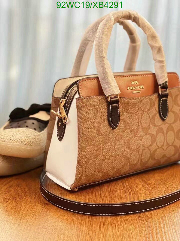 Coach Bag-(4A)-Handbag-,Code: XB4291,$: 92USD