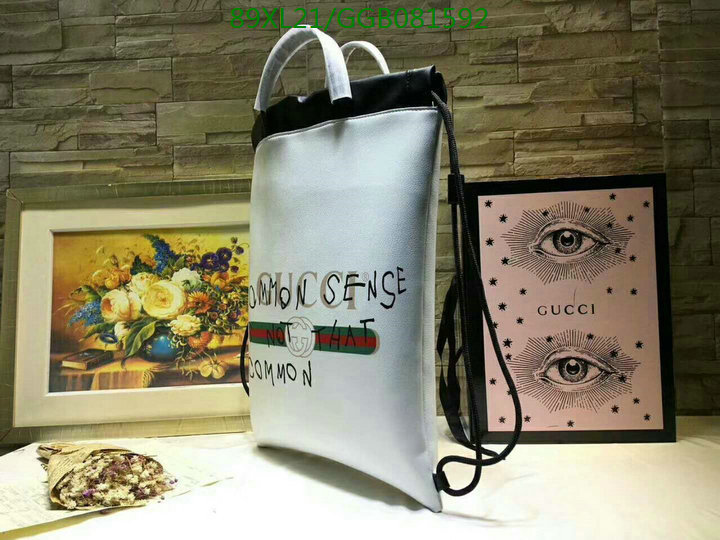 Gucci Bag-(4A)-Backpack-,Code: GGB081592,$:89USD