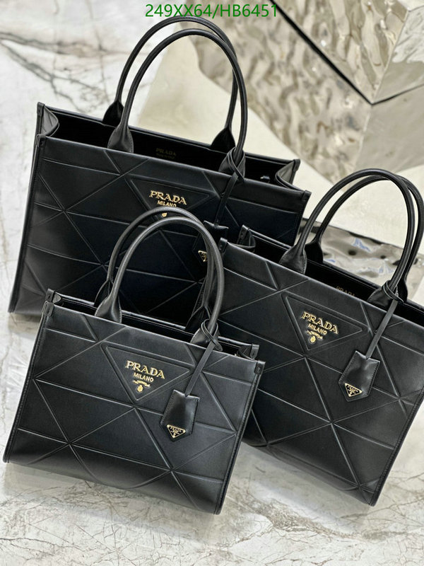 Prada Bag-(Mirror)-Handbag-,Code: HB6451,$: 249USD