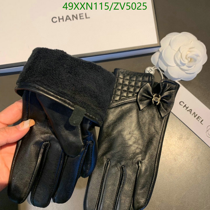 Gloves-Chanel, Code: ZV5025,$: 49USD