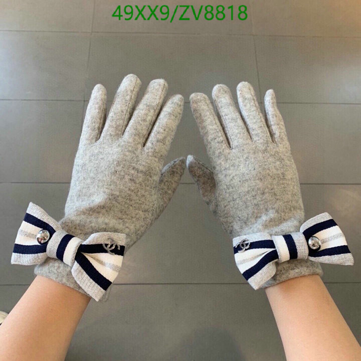 Gloves-Chanel, Code: ZV8818,$: 49USD