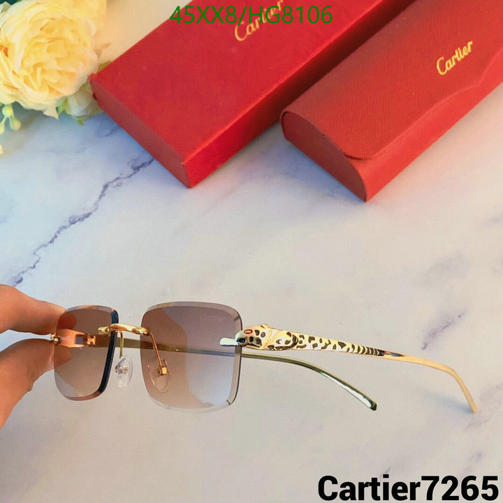 Glasses-Cartier, Code: HG8106,$: 45USD