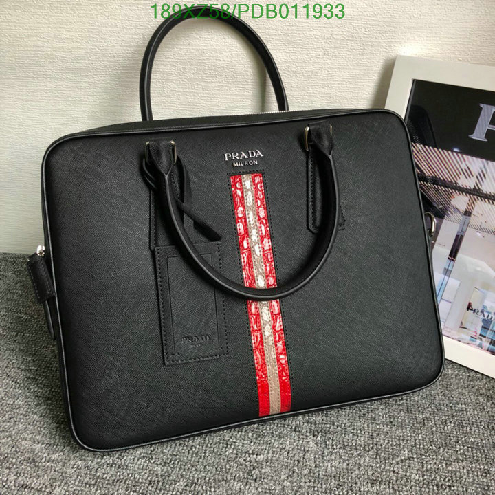 Prada Bag-(Mirror)-Handbag-,Code: PDB011933,$:189USD