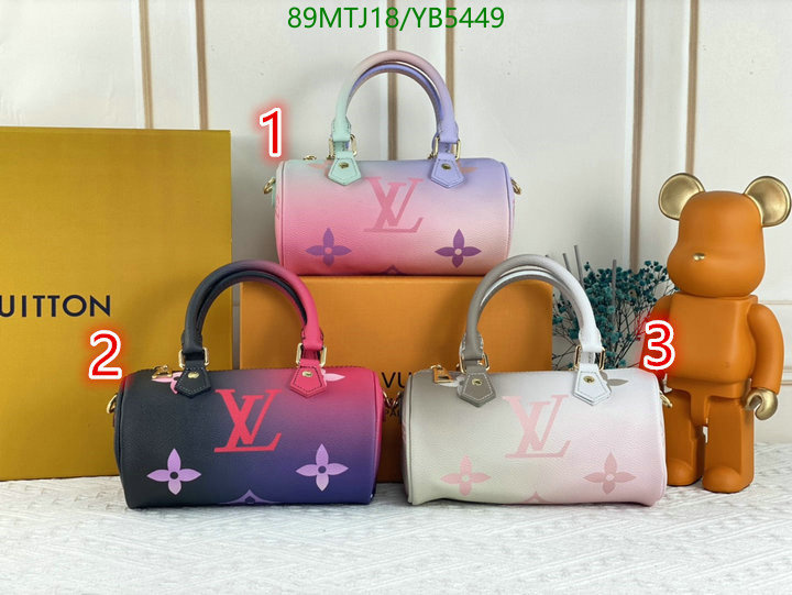 LV Bags-(4A)-Speedy-,Code: YB5449,$: 89USD