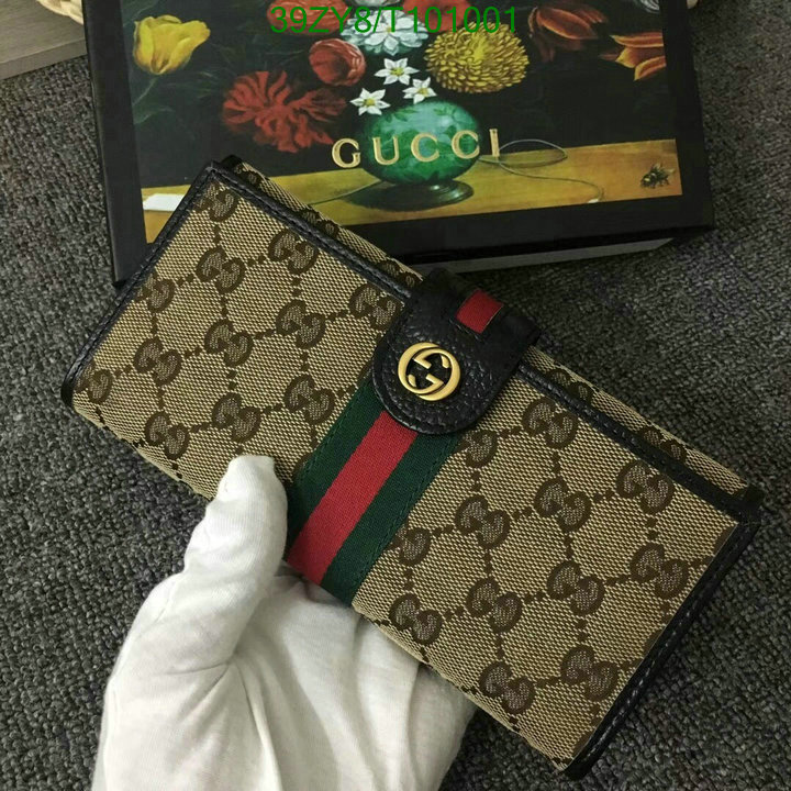 Gucci Bag-(4A)-Wallet-,Code: T101001,$:39USD