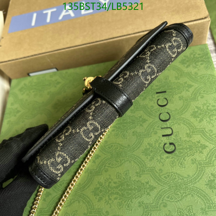 Gucci Bag-(Mirror)-Diagonal-,Code: LB5321,$: 135USD