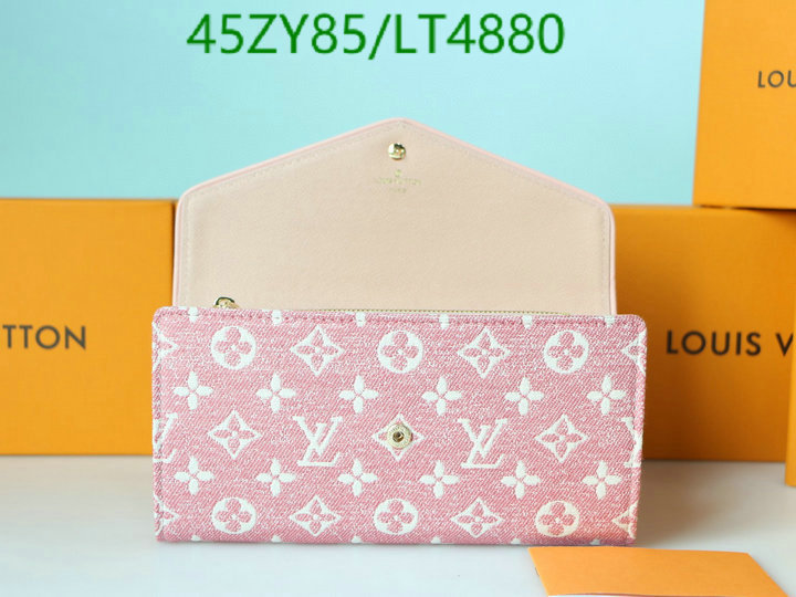 LV Bags-(4A)-Wallet-,Code: LT4880,$: 45USD