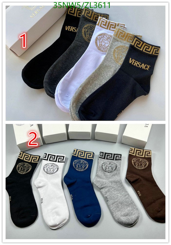 Sock-Versace, Code: ZL3611,$: 35USD