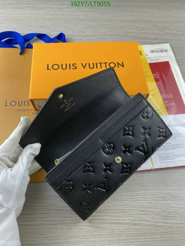 LV Bags-(4A)-Wallet-,Code: LT9055,$: 39USD