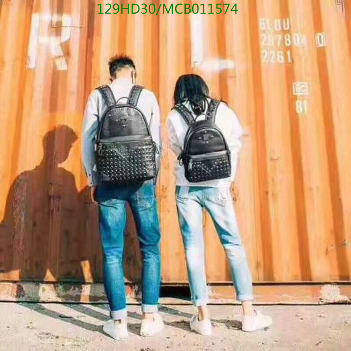 MCM Bag-(Mirror)-Backpack-,Code: MCB011574,$:129USD