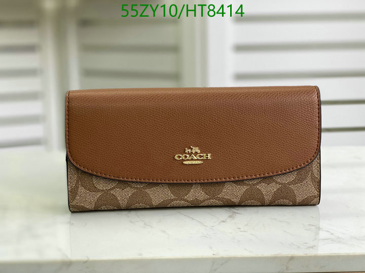 Coach Bag-(4A)-Wallet-,Code: HT8414,$: 55USD