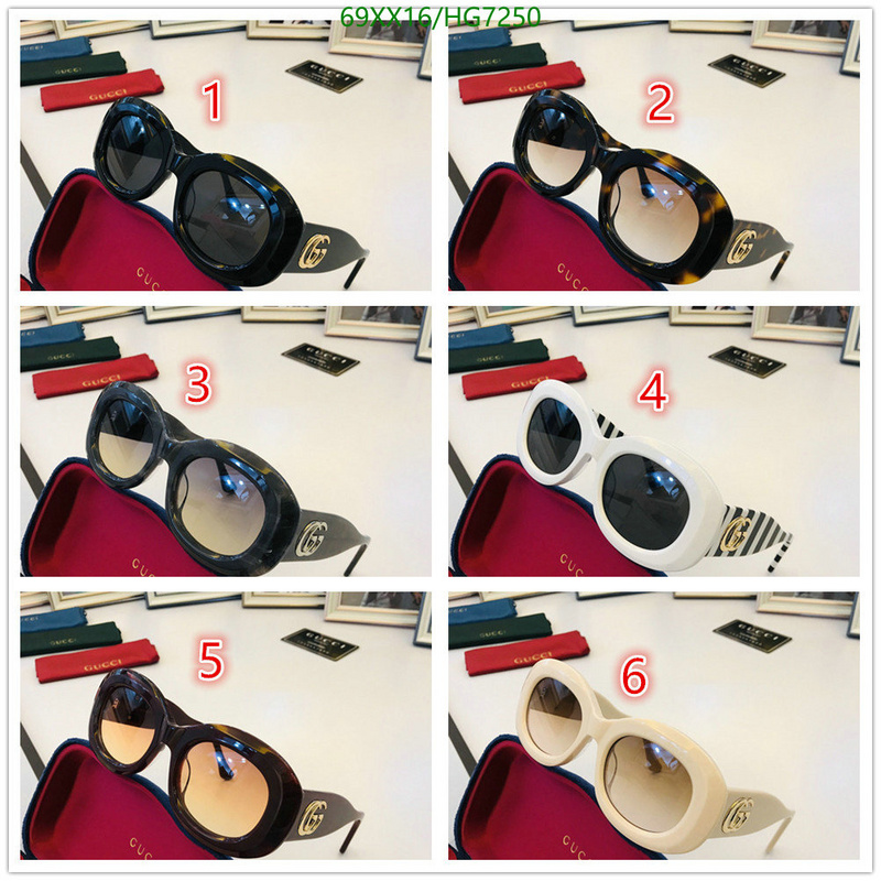 Glasses-Gucci, Code: HG7250,$: 69USD