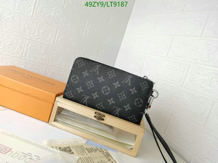 LV Bags-(4A)-Wallet-,Code: LT9187,$: 49USD