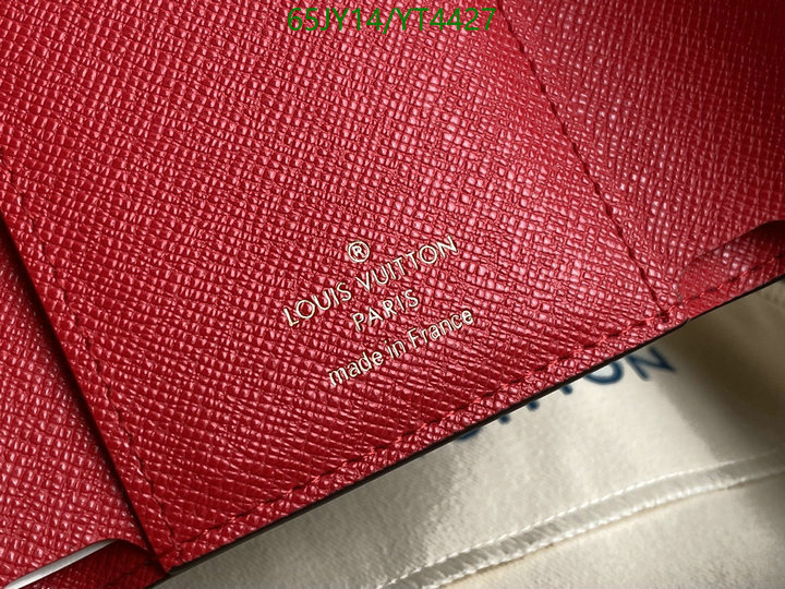 LV Bags-(Mirror)-Wallet-,Code: YT4427,$: 65USD