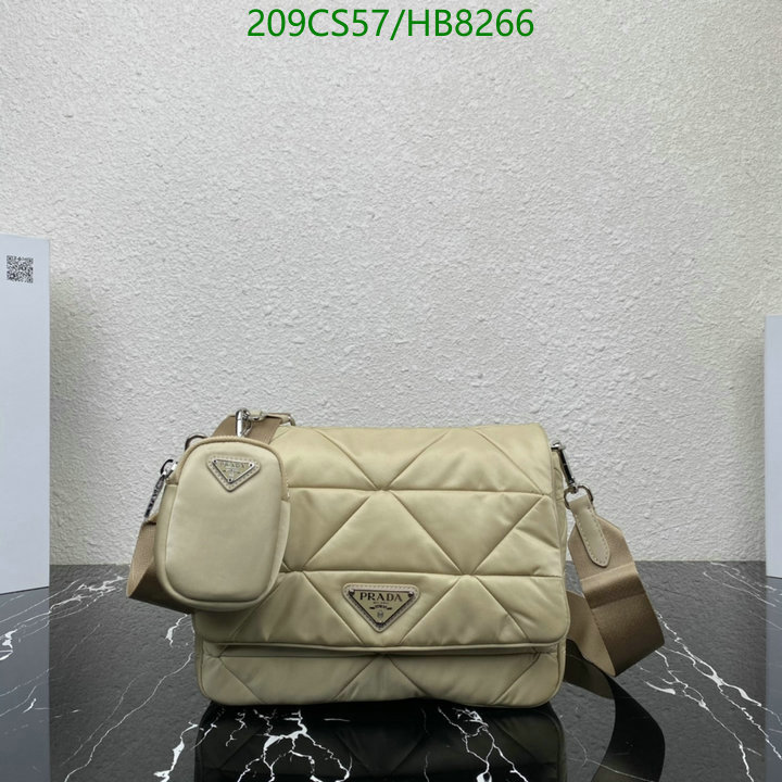 Prada Bag-(Mirror)-Diagonal-,Code: HB8266,$: 209USD