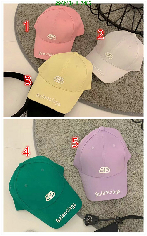 Cap -(Hat)-Balenciaga, Code: HH7482,$: 29USD