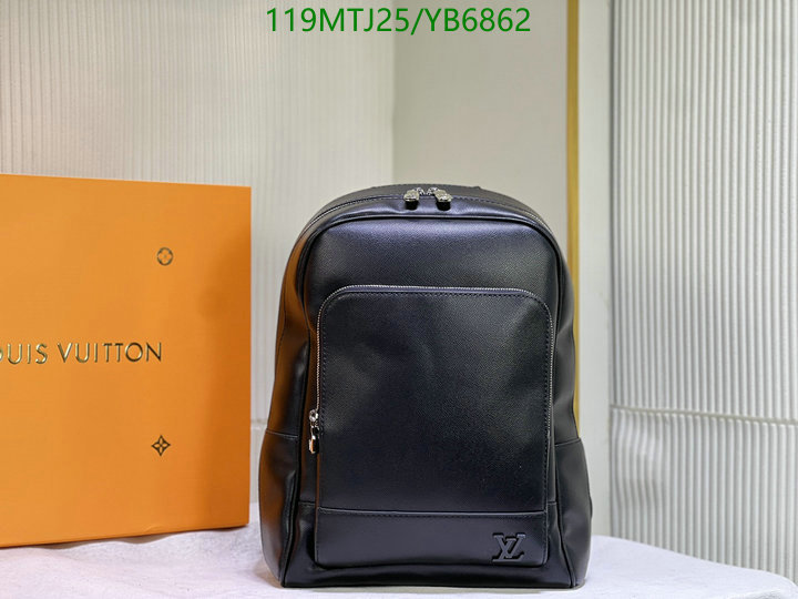 LV Bags-(4A)-Backpack-,Code: YB6862,$: 119USD