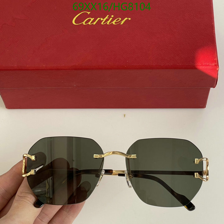 Glasses-Cartier, Code: HG8104,$: 69USD