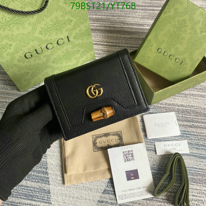 Gucci Bag-(Mirror)-Wallet-,Code: YT768,$: 79USD