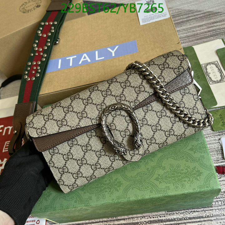 Gucci Bag-(Mirror)-Dionysus-,Code: YB7265,$: 229USD