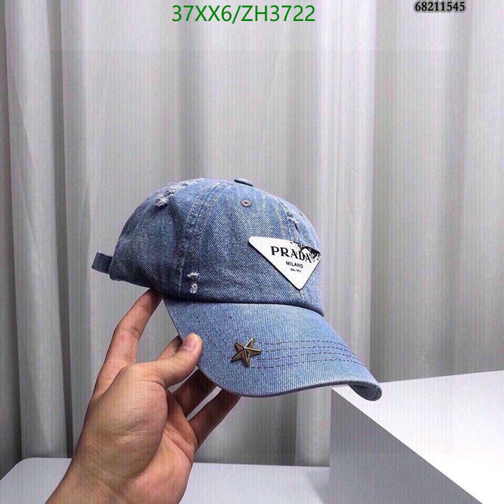 Cap -(Hat)-Prada, Code: ZH3722,$: 37USD