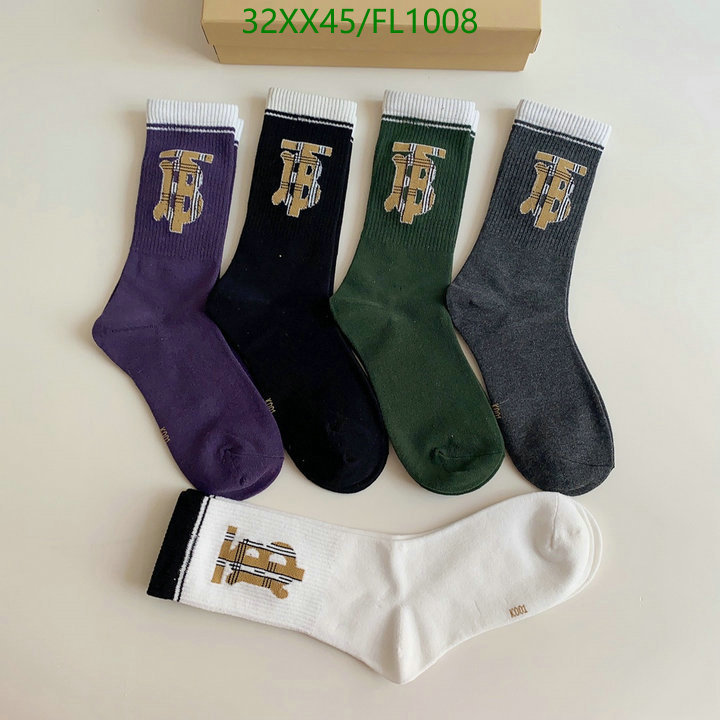 Sock-Burberry, Code: FL1008,$: 32USD
