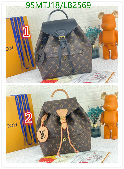 LV Bags-(4A)-Backpack-,Code: LB2569,$: 95USD