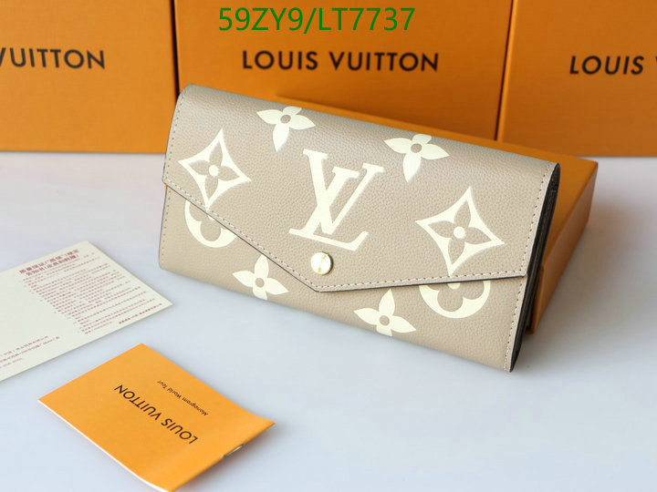 LV Bags-(4A)-Wallet-,Code: LT7737,$: 59USD