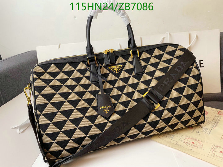 Prada Bag-(4A)-Handbag-,Code: ZB7086,$: 115USD