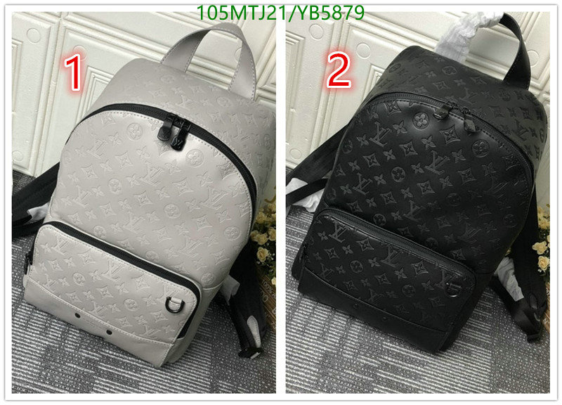 LV Bags-(4A)-Backpack-,Code: YB5879,$: 105USD