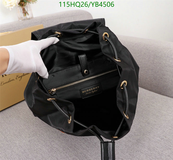 Burberry Bag-(4A)-Backpack-,Code: YB4506,$: 115USD