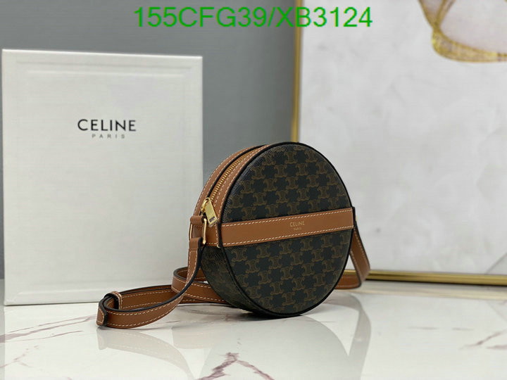 Celine Bag-(Mirror)-Diagonal-,Code: XB3124,$: 155USD