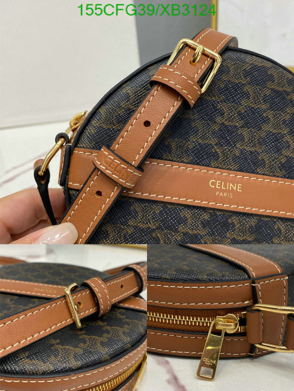 Celine Bag-(Mirror)-Diagonal-,Code: XB3124,$: 155USD