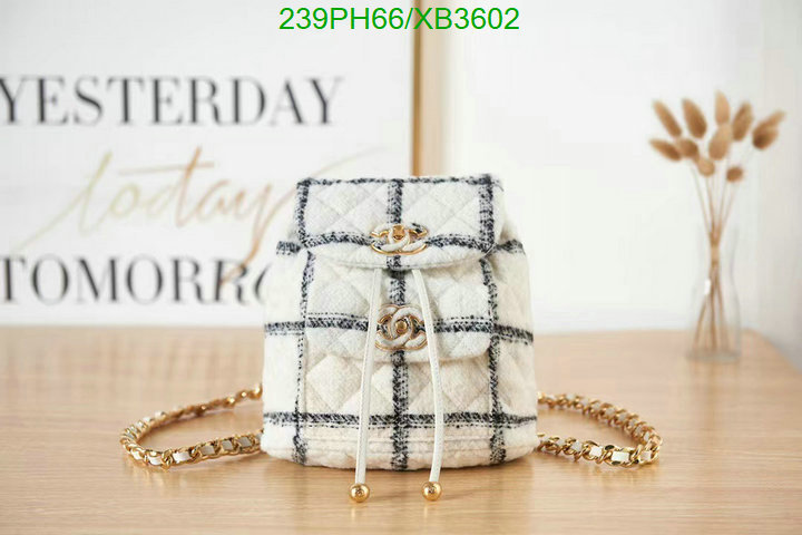 Chanel Bags -(Mirror)-Backpack-,Code: XB3602,$: 239USD