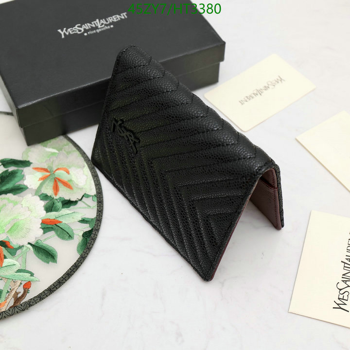 YSL Bag-(4A)-Wallet-,Code: HT3380,$: 45USD