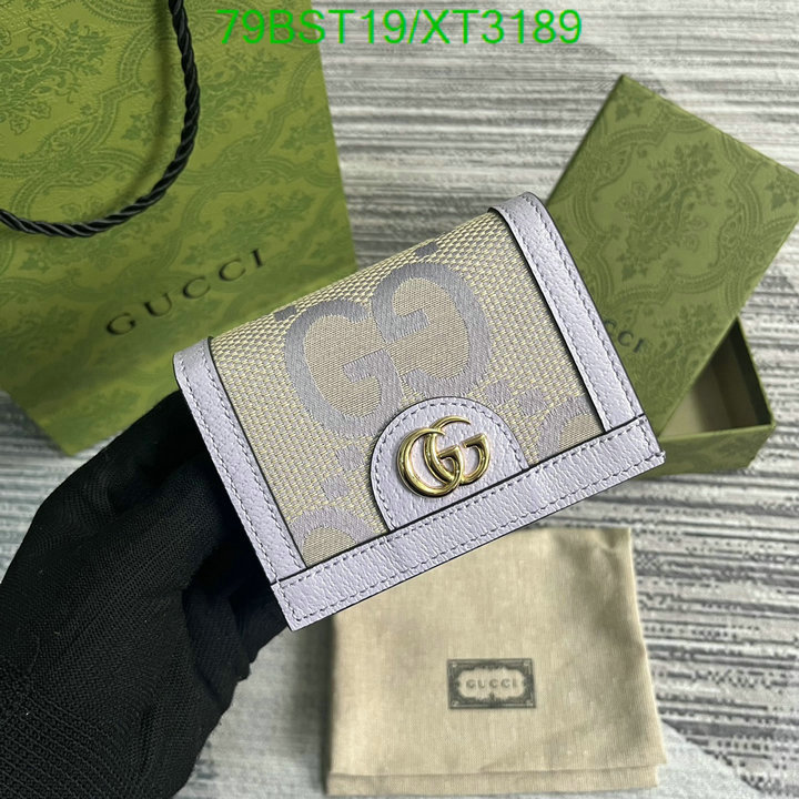 Gucci Bag-(Mirror)-Wallet-,Code: XT3189,$: 79USD