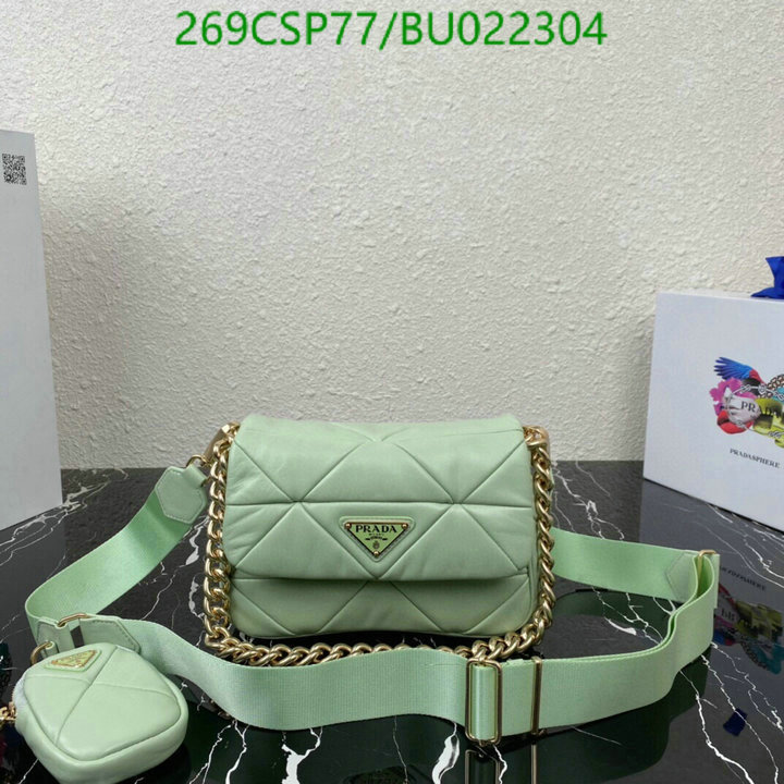 Prada Bag-(Mirror)-Diagonal-,Code: BU022304,$: 269USD