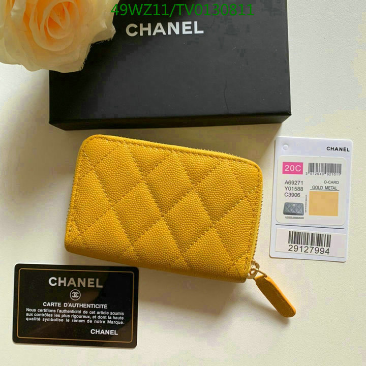 Chanel Bags ( 4A )-Wallet-,Code: TV0130811,$: 49USD