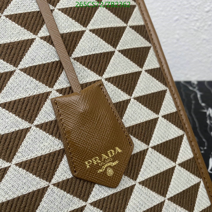 Prada Bag-(Mirror)-Handbag-,Code: ZB2362,$: 265USD