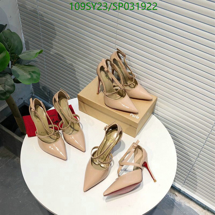 Women Shoes- Christian Louboutin, Code: SP031922,$: 109USD