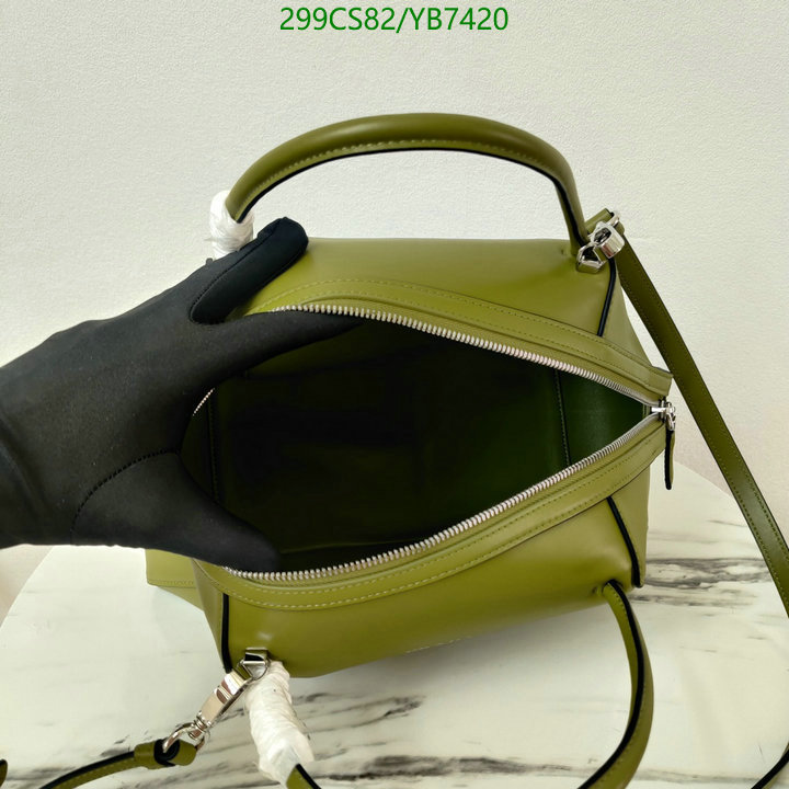 Prada Bag-(Mirror)-Handbag-,Code: YB7420,$: 299USD