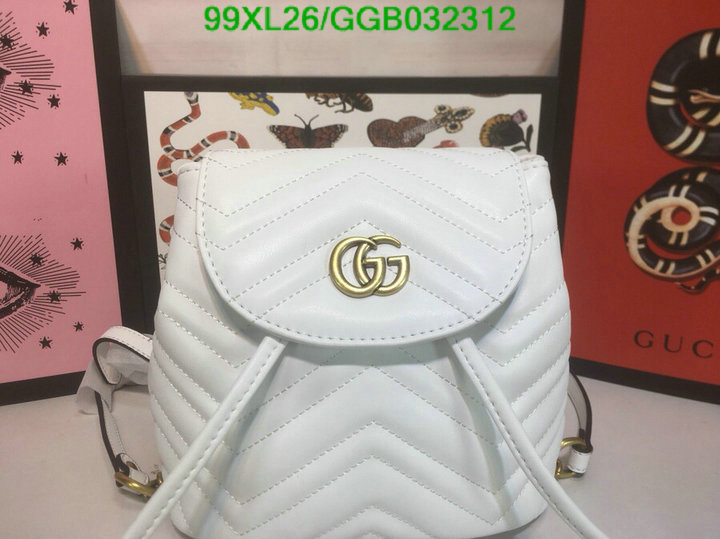 Gucci Bag-(4A)-Backpack-,Code: GGB032312,$: 99USD