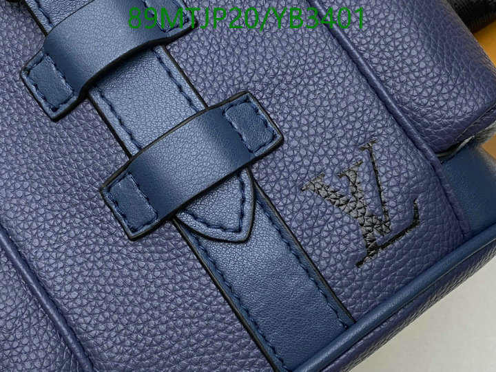 LV Bags-(4A)-Backpack-,Code: YB3401,$: 89USD