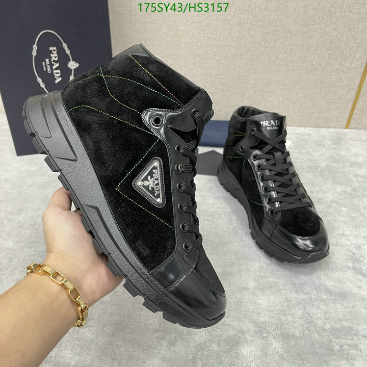 Men shoes-Prada, Code: HS3157,$: 175USD