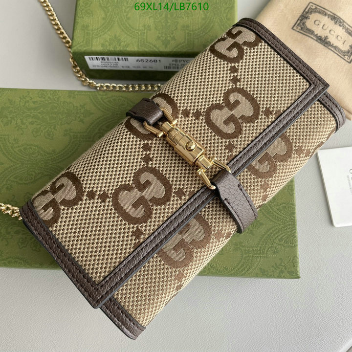 Gucci Bag-(4A)-Diagonal-,Code: LB7610,$: 69USD