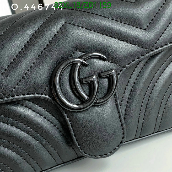 Gucci Bag-(4A)-Marmont,Code: ZB1159,$: 82USD
