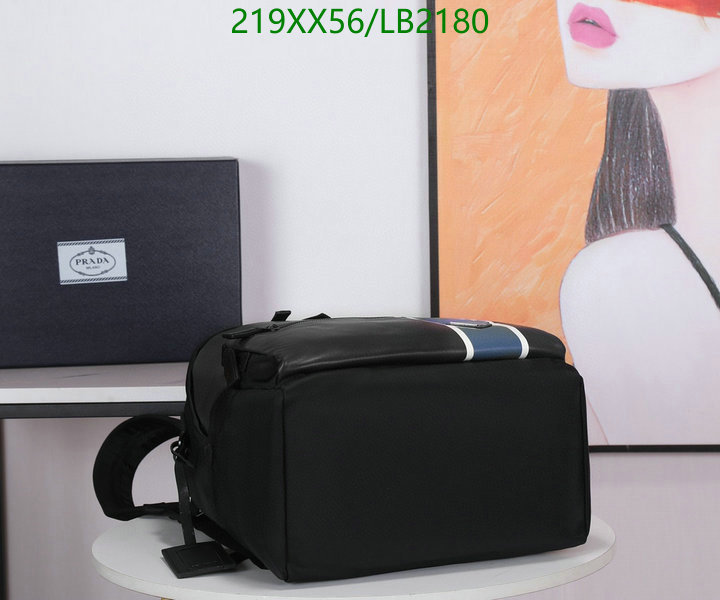 Prada Bag-(Mirror)-Backpack-,Code: LB2180,$: 219USD