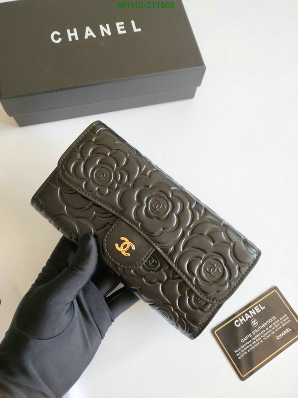 Chanel Bags ( 4A )-Wallet-,Code: ZT1608,$: 49USD