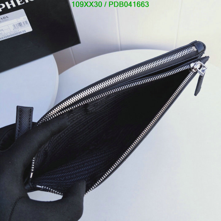 Prada Bag-(Mirror)-Clutch-,Code: PDB041663,$: 109USD